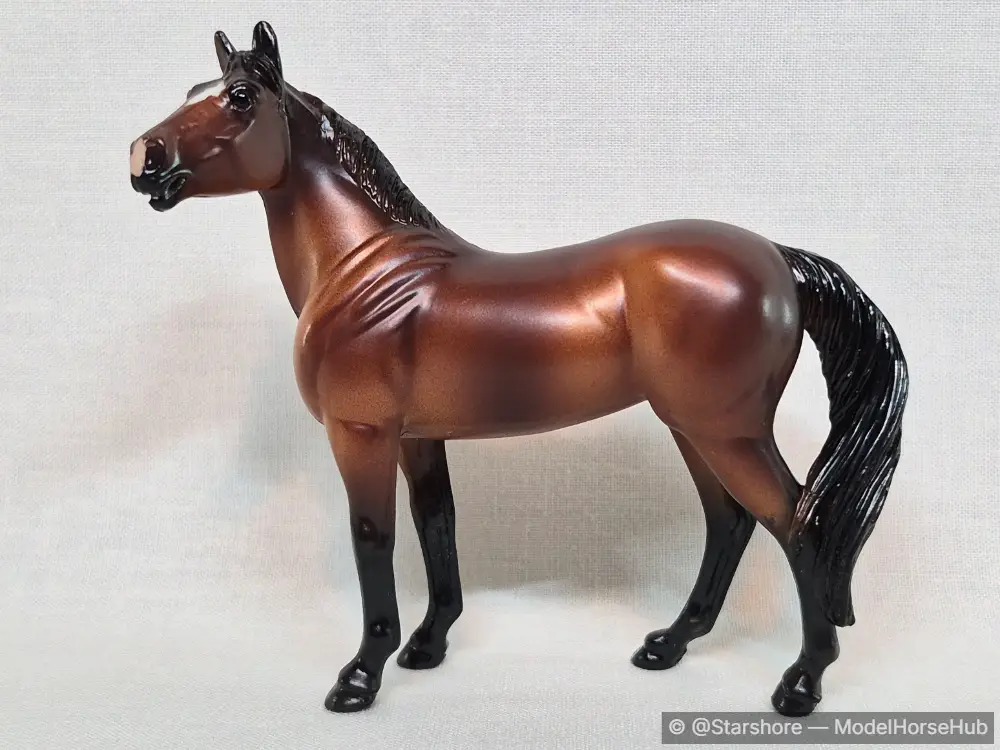 Breyer #97244 Horse Crazy Collection Series 2 Quarter Horse on Standing Stock Horse