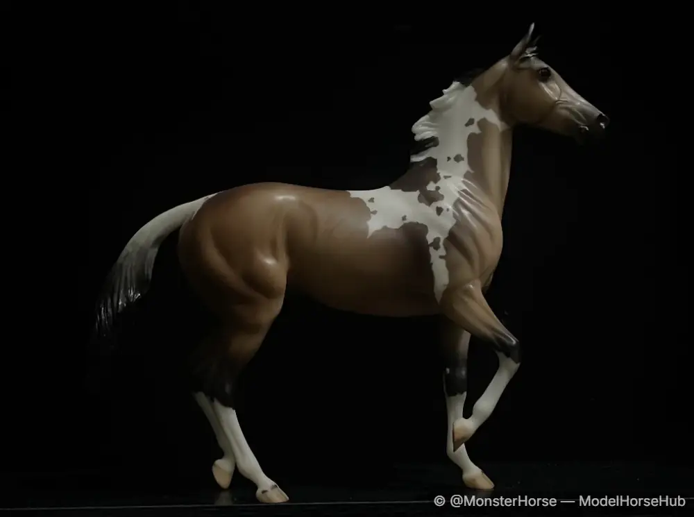 "Quelle Surprise!" - Buckskin Tobiano - Matte