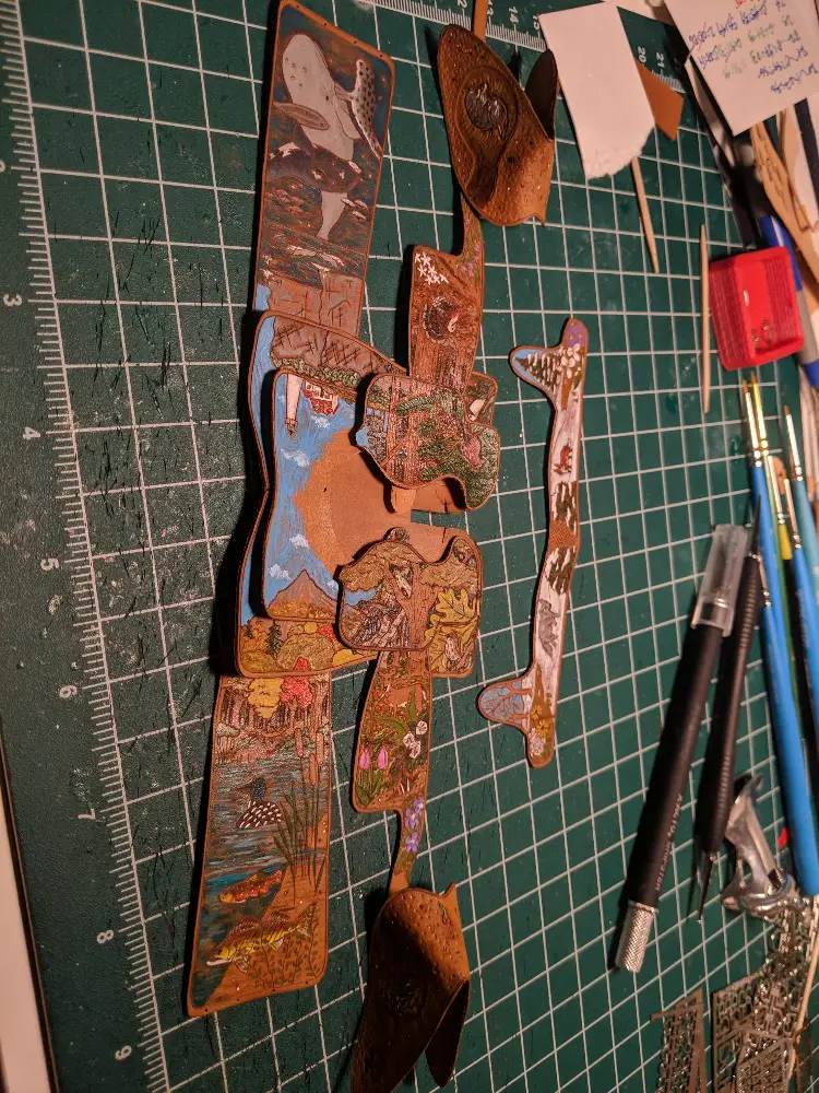 Tooling & dyeing