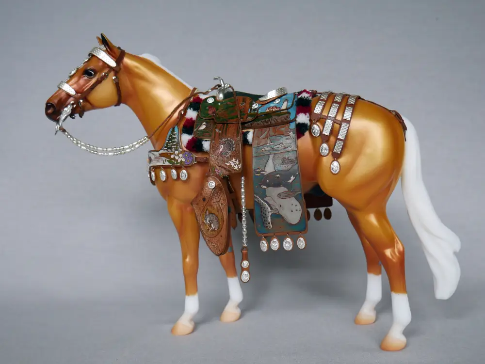 New England Parade Saddle, finished by this studio