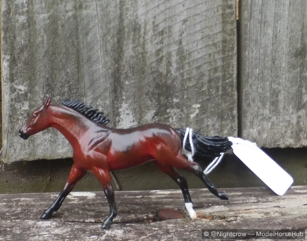 Glossy Red Bay Thoroughbred