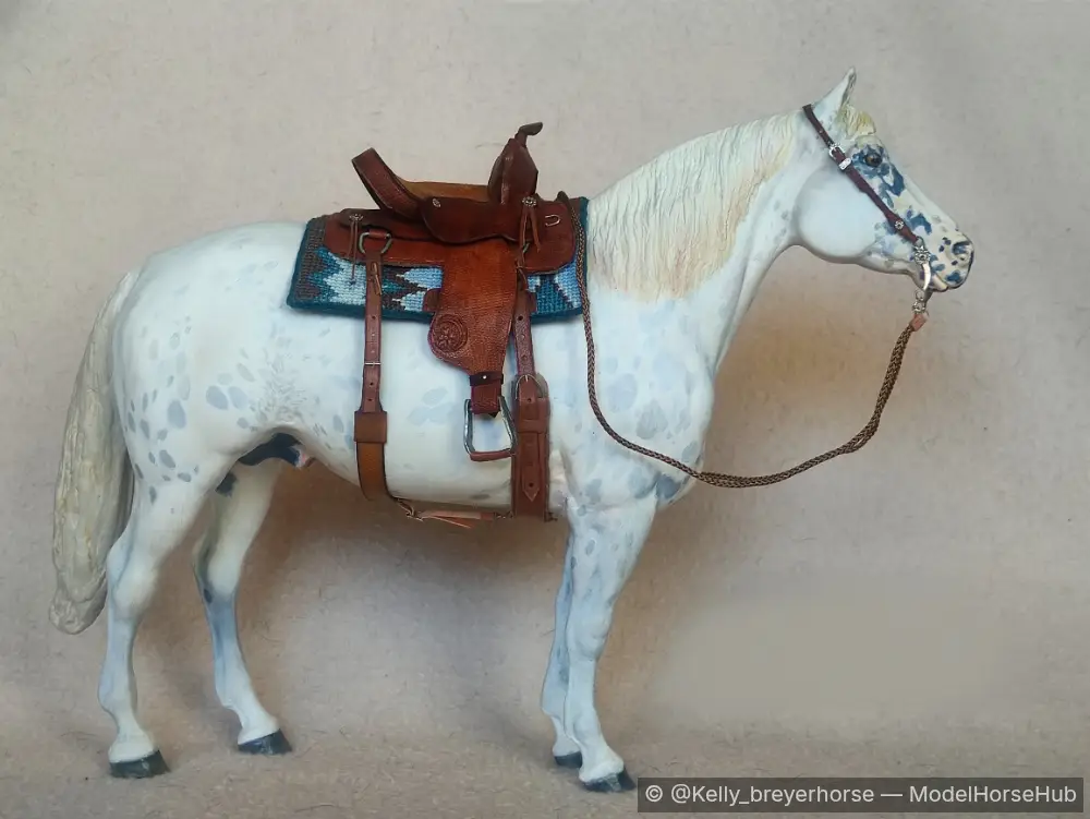 Blue/brown western set