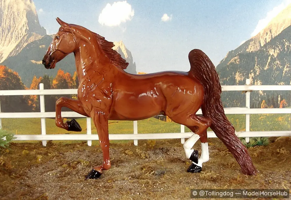 Rose Parade — entry in Saddlebred