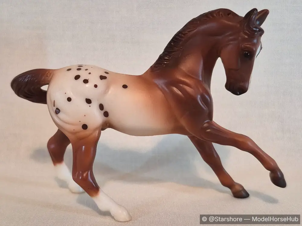 Breyer #97244 Horse Crazy Collection Series 2 Appaloosa on G2 Warmblood