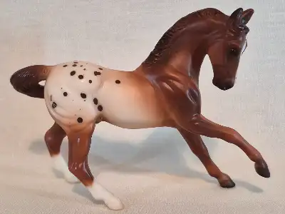 Breyer #97244 Horse Crazy Collection Series 2 Appaloosa on G2 Warmblood