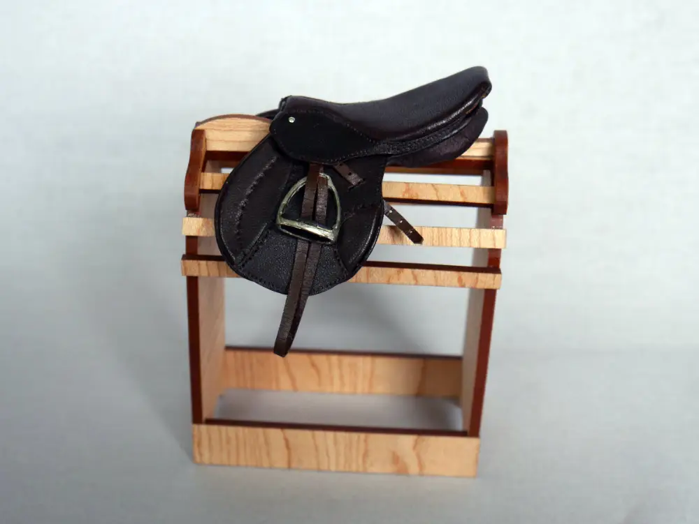 Eventing-style Saddle, finished by this studio